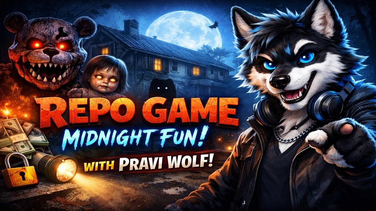 Midnight Horror Fun in REPO GAME 👻 | Unexpected Moments | Pravi Wolf