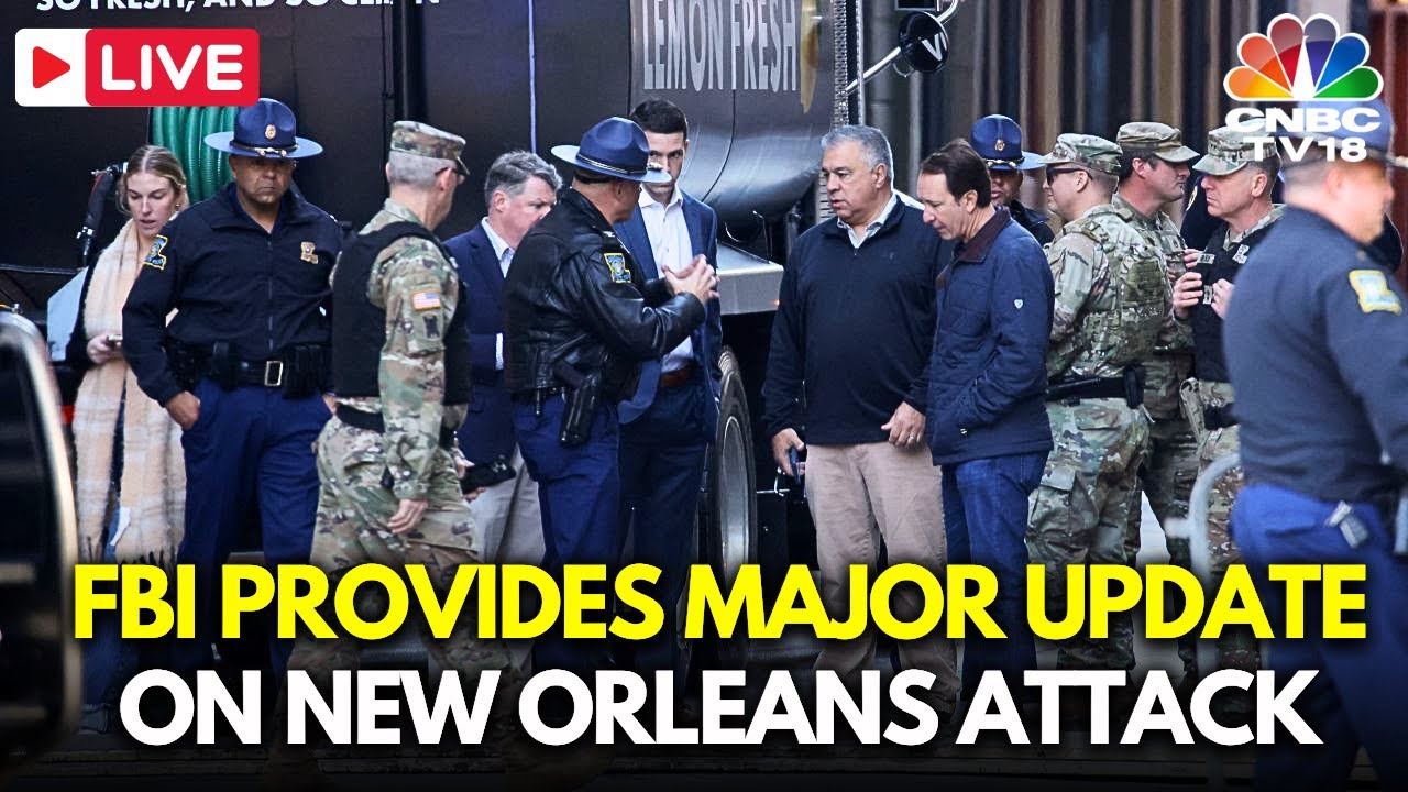 New Orleans Attack LIVE: FBI Gives Major Update on New Year's Day Car Attack in New Orleans | N18G