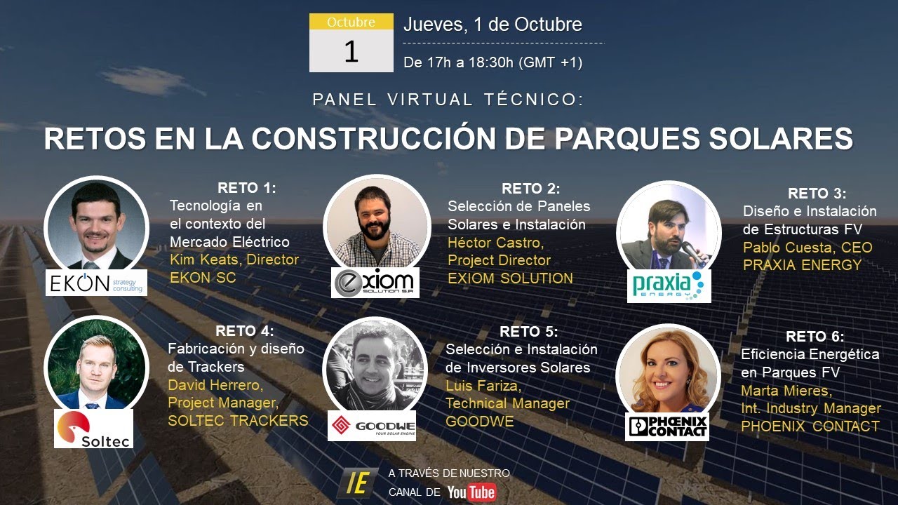 RETOS EN LA CONSTRUCCIÓN DE PARQUES SOLARES