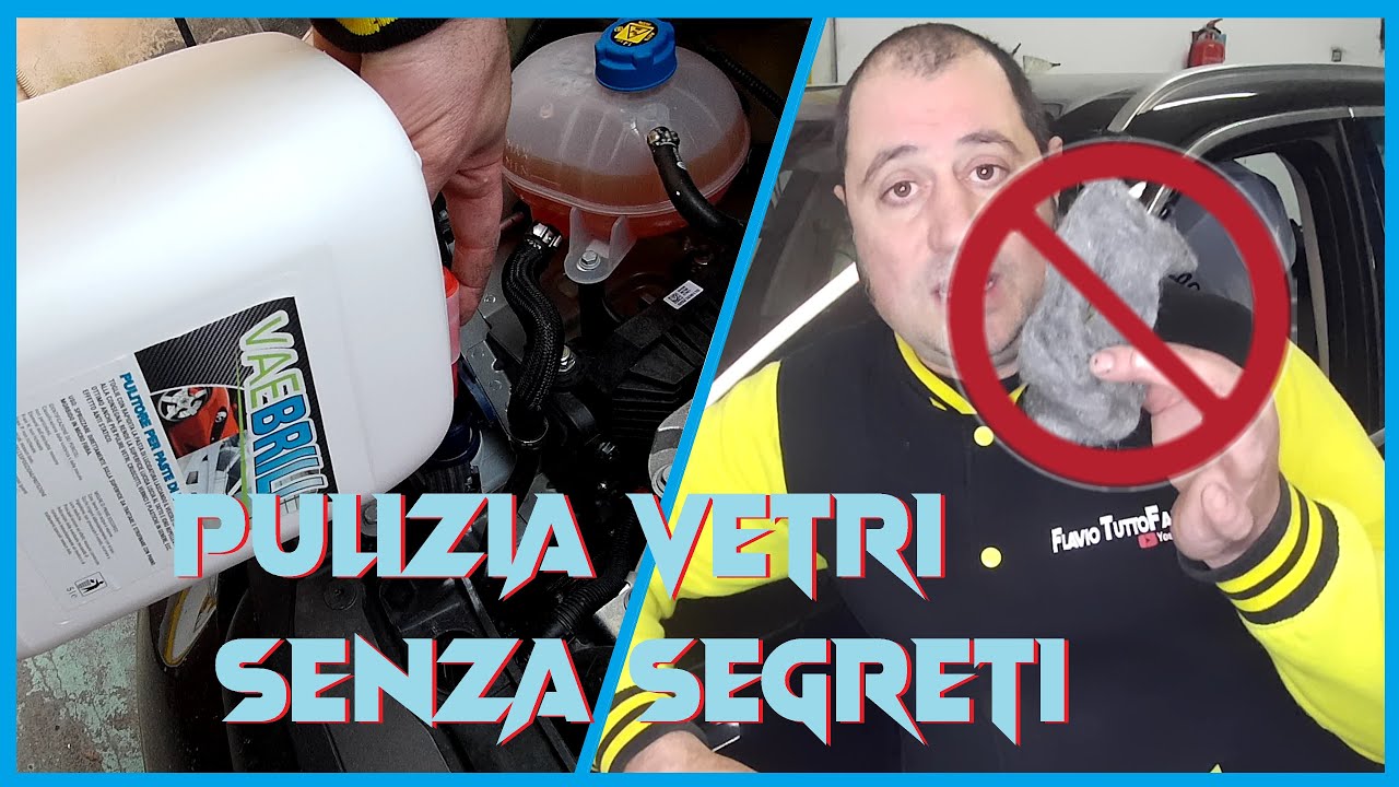 come pulire i vetri auto alla perfezione