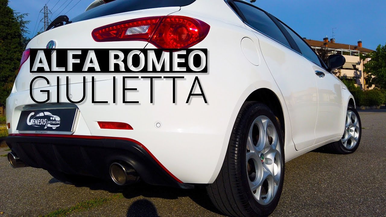 ALFA ROMEO GIULIETTA DETAILING PROTEZIONE CERAMICA CARPRO LITE MILANO MAGENTA