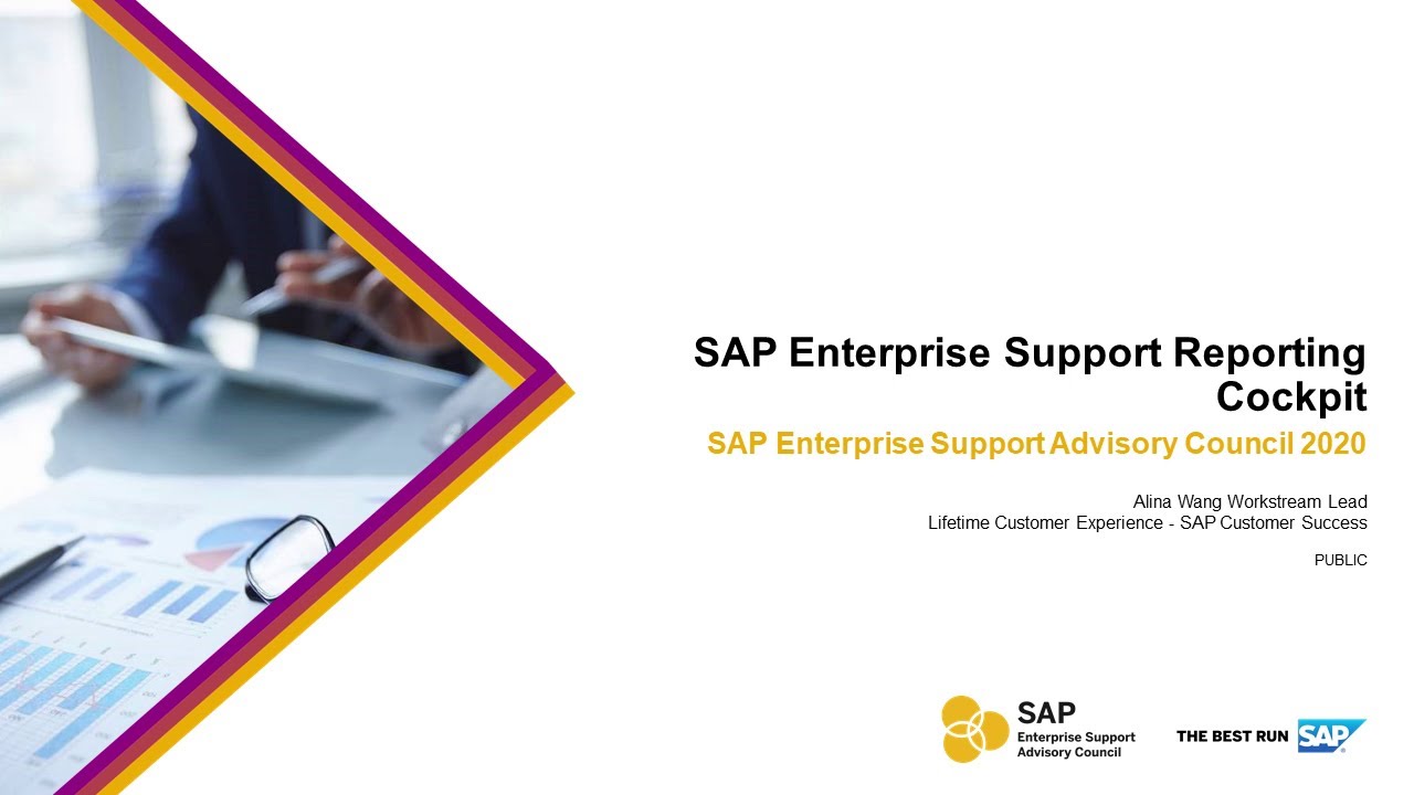 Overview: SAP Enterprise Support Reporting Cockpit | ESAC 2020