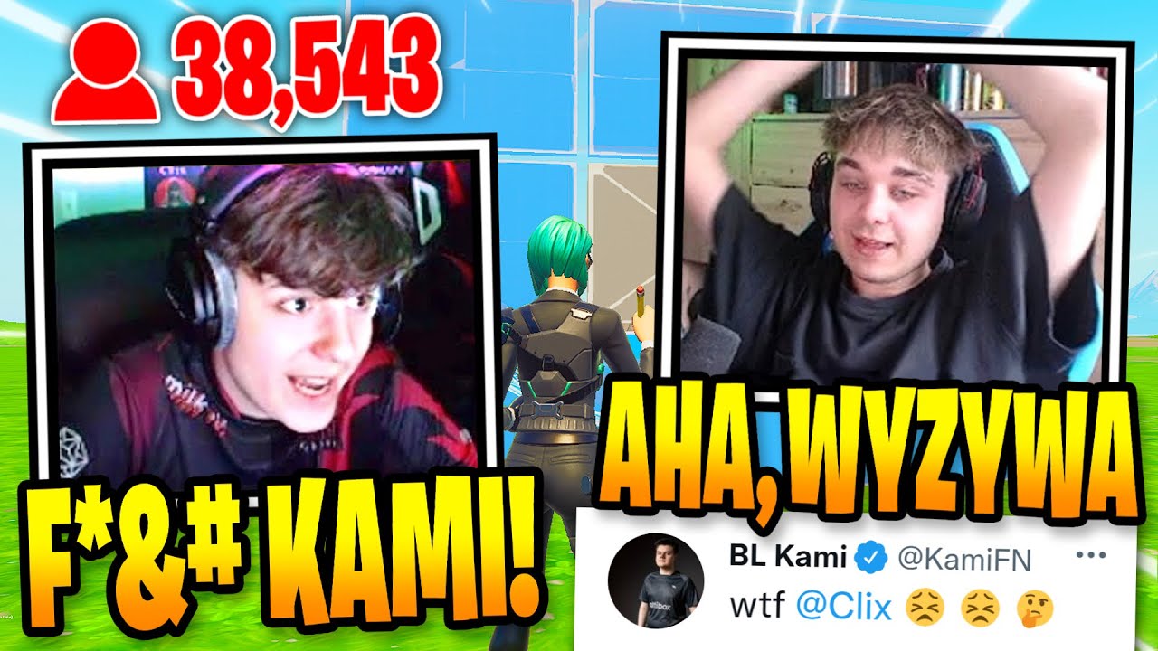 😨 CLIX *WŚCIEKŁY* NA KAMIEGO WYZYWA GO PO TYM JAK SPOTKALI SIĘ W GRZE! ~ KULARZ SZOTY
