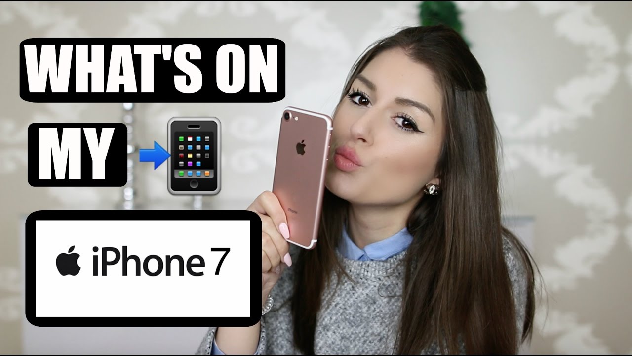 WHATS ON MY iPHONE 7 TAG l Sara Desideria