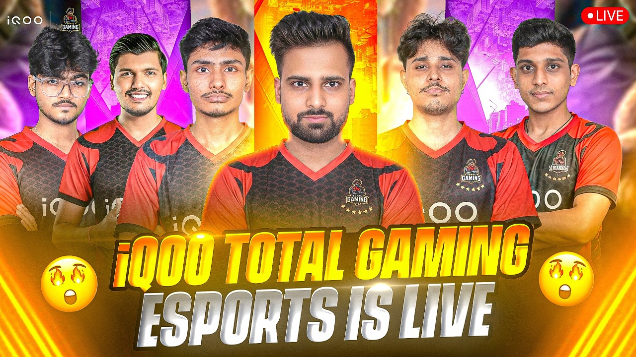 TOURNAMENT LIVE WITH iQOO TOTAL GAMING ESPORTS | iQOOTG FOZYAJAY | #iQOOTG