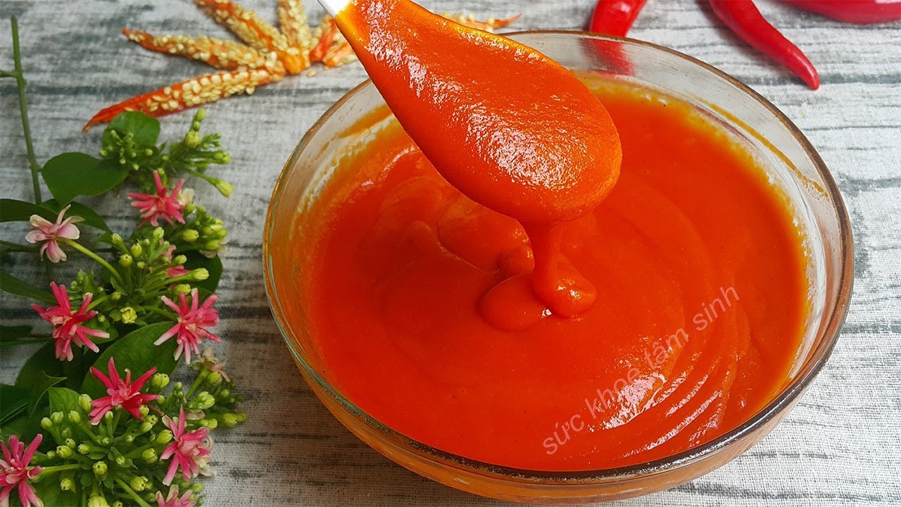 Cách làm Tương Ớt nguyên chất ngon chuẩn vị tại nhà không lo tương ớt bẩn hay chất bảo quản