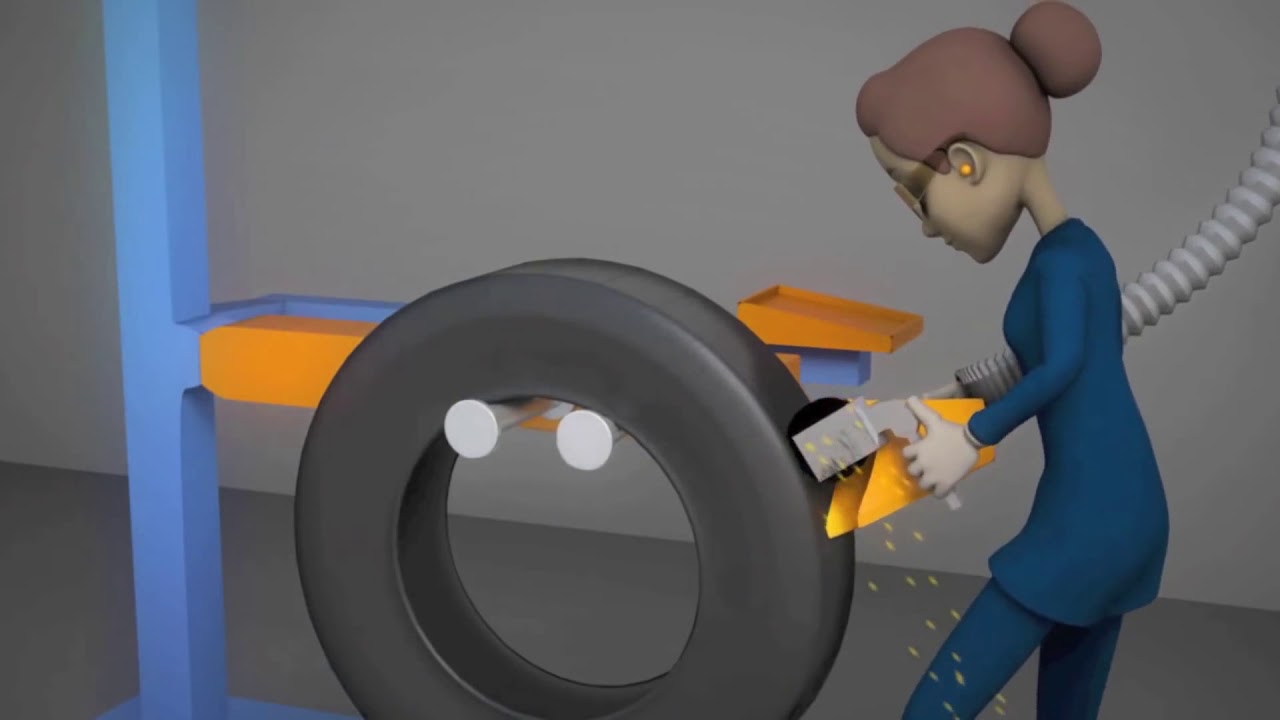 Tyre retreading process  1080 X 1080