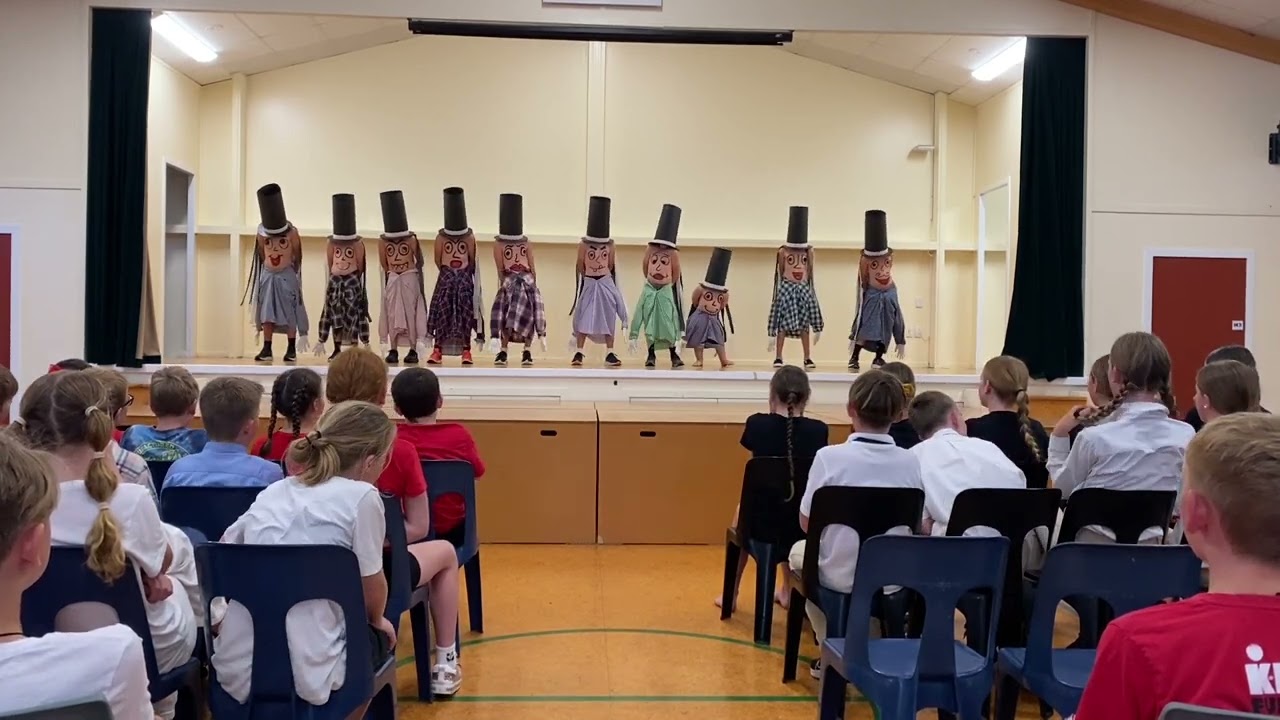 Marching Group - Assembly Item - Room 8 - Halcombe School - December 2024