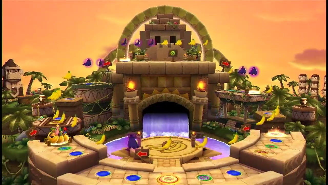 Mario Party 9 - DK's Jungle Ruins (Easy Difficulty)