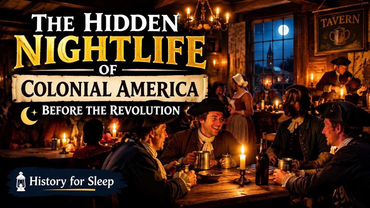 The Hidden Nightlife of Colonial America Before the Revolution 🌙 | History for Sleep