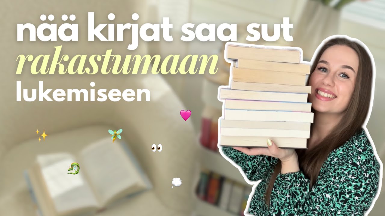 34 kirjavinkkiä lukuinnon herättämiseen 📚