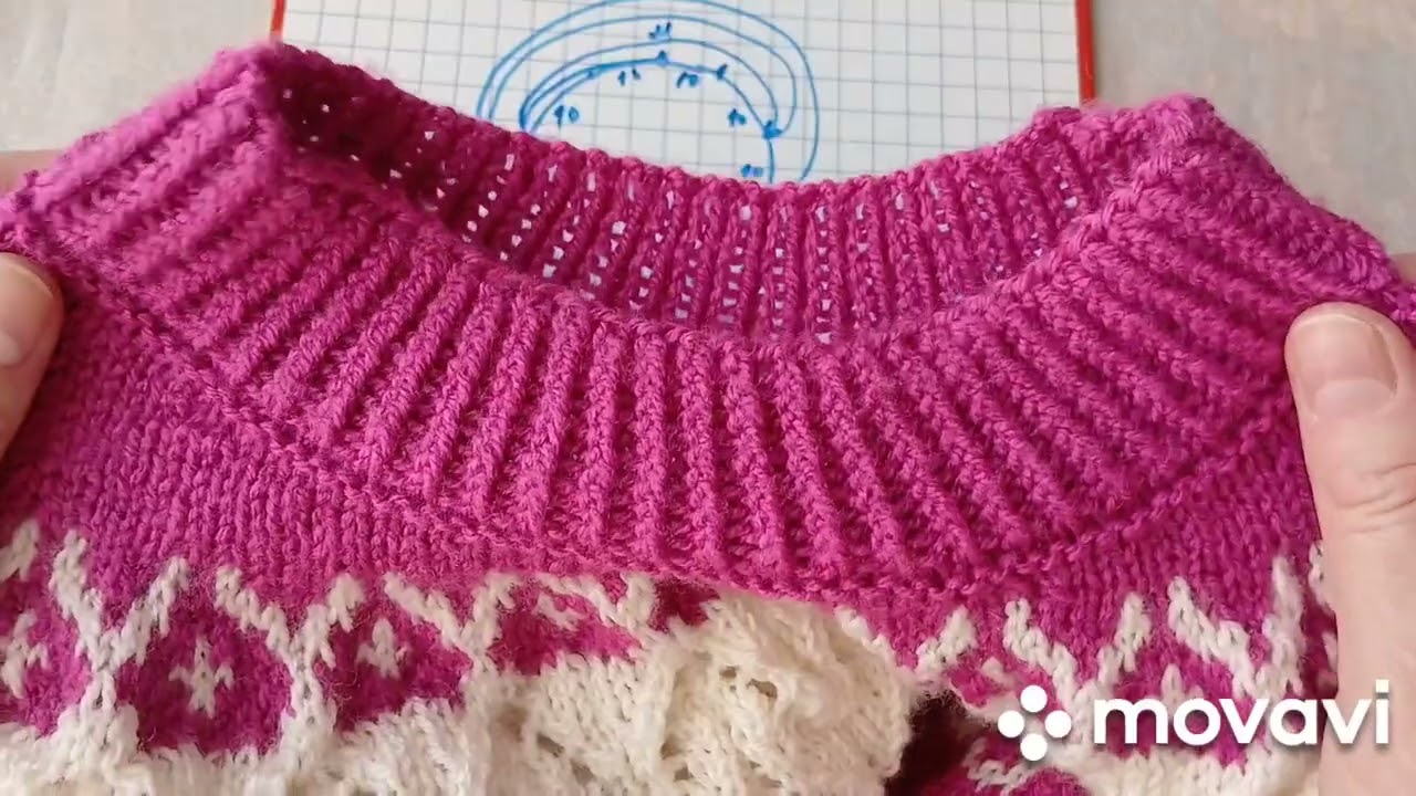 Круглая кокетка. Экспериментирую с вывязыванием ростка. часть 1