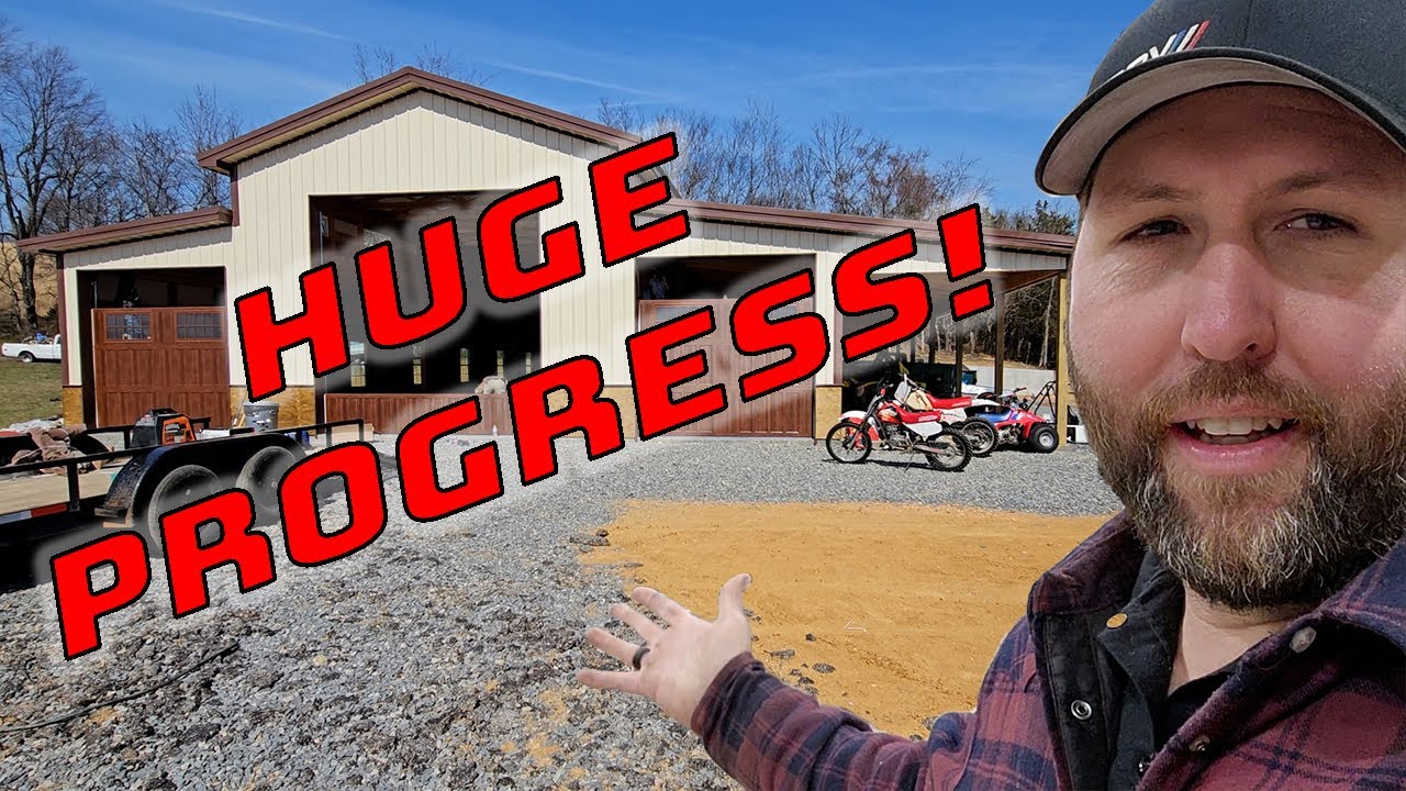 Windows, Doors, Floor Epoxy, Gravel and MORE! Barn Build - Part 3