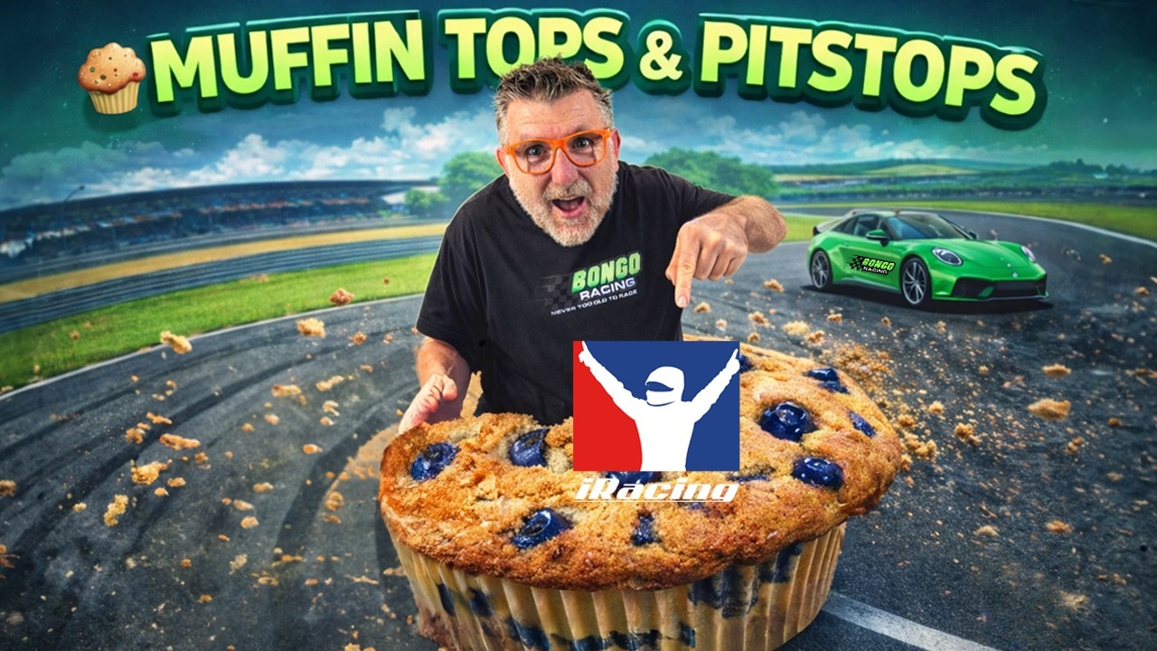 MUFFIN TOPS & PITSTOPS 🧁 | National Muffin Day Mayhem on iRacing