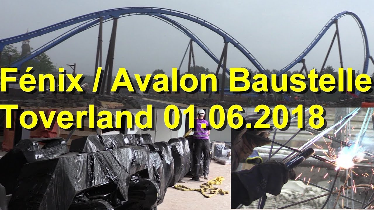 Toverland 2018 Avalon & Fēnix Reportage -  Exklusive Baustellenführung 01.06.2018 - Merlins Quest