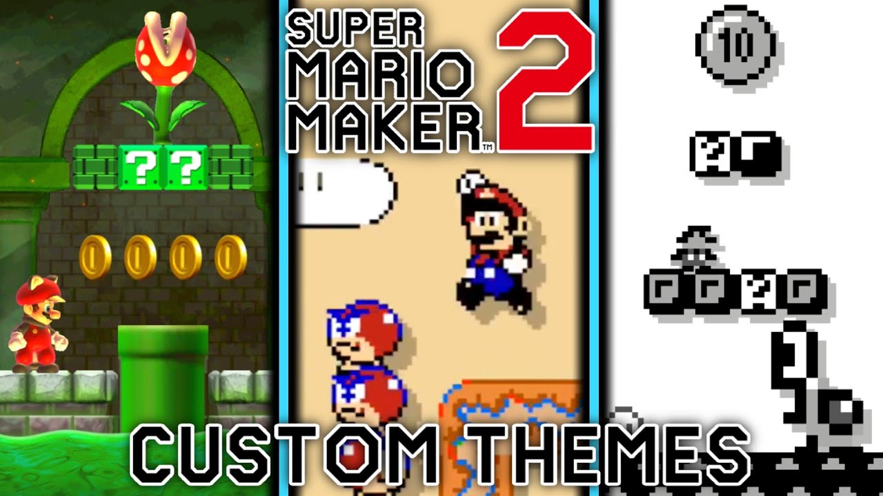 Mario Maker 2 Custom Themes are INCREDIBLE!