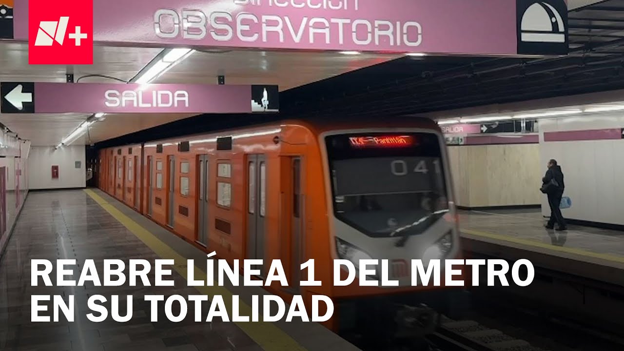 Reabren Línea 1 del Metro después de más de 3 años de obras - En Punto
