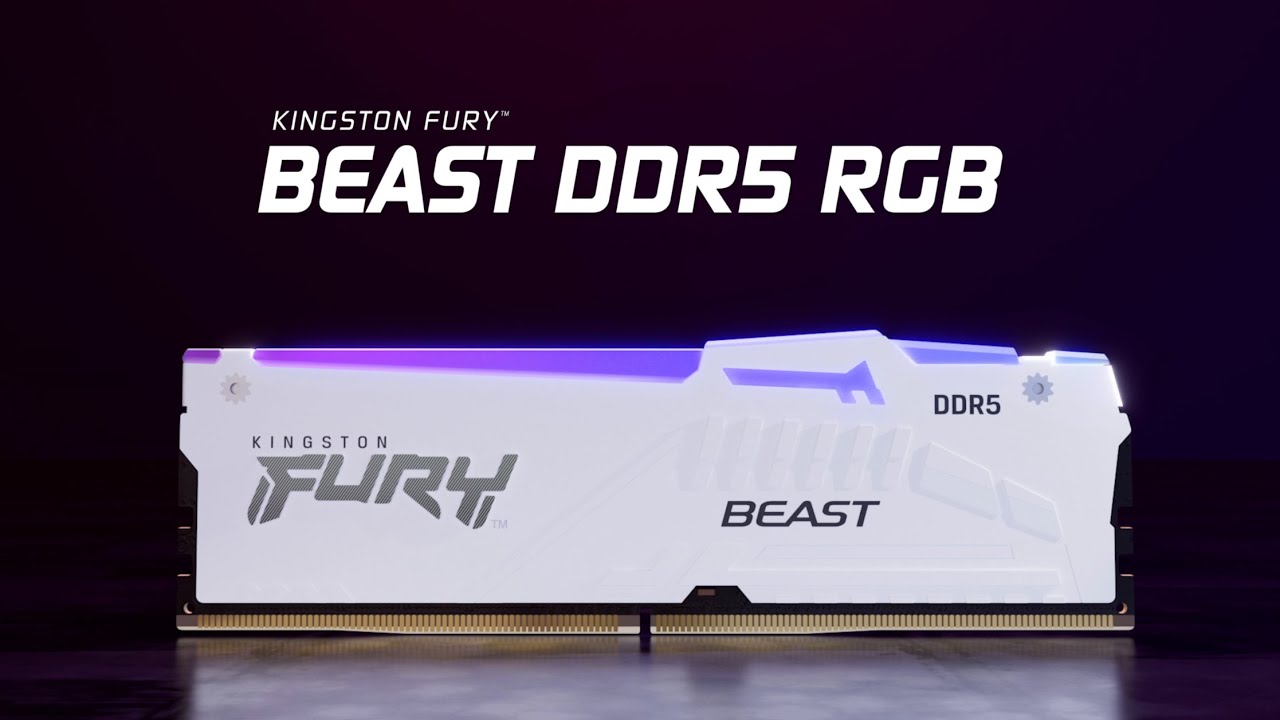 DDR5 RGB Memory with speeds up to 6000MT/s &ndash; Kingston FURY Beast DDR5 RGB