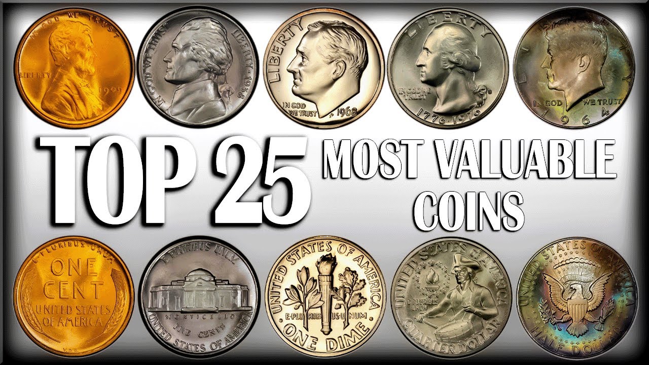 TOP 25 MOST VALUABLE U.S. COINS WORTH BIG MONEY &ndash; Rare Coins You NEED to Look For!