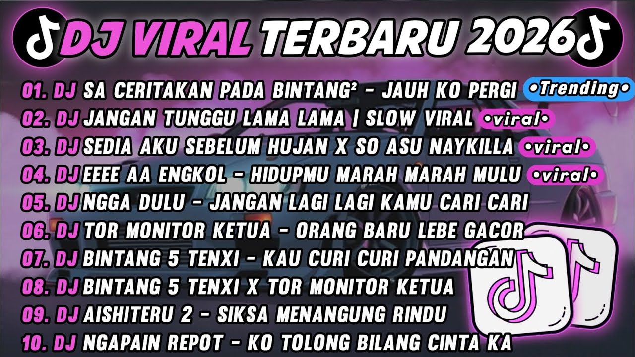 DJ TIKTOK TERBARU 2025🎵DJ SA CERITAKAN PADA BINTANG BINTANG🎵DJ JANGAN TUNGGU LAMA LAMA || FULL ALBUM