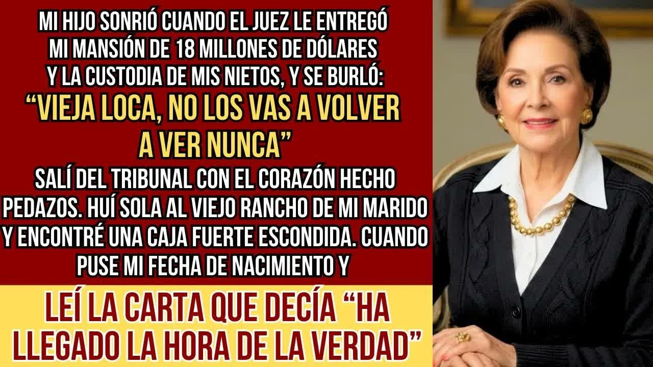HISTORIAS REALES. “Nunca volverás a ver a tus nietos” se burló mi hijo al quitármelo todo… hasta que