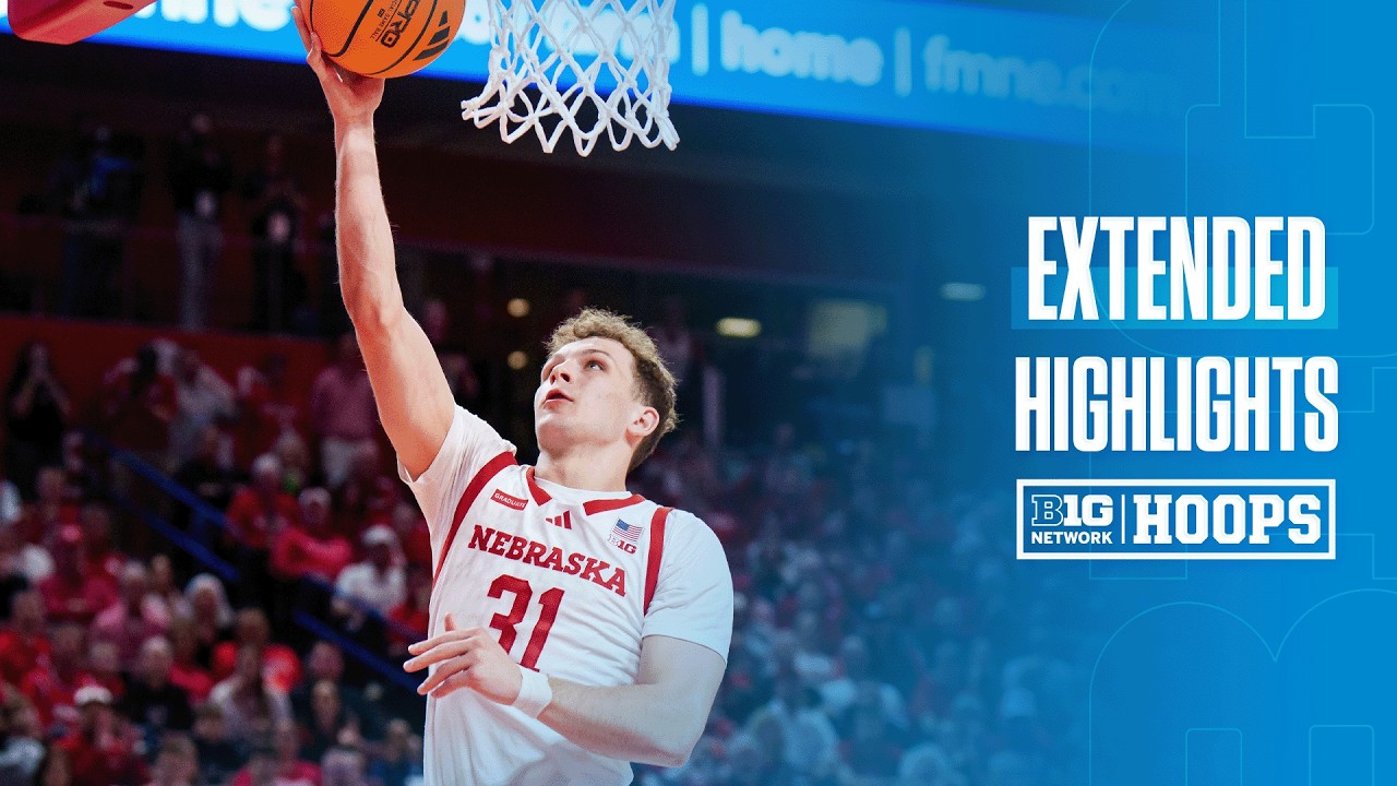 Iowa at Nebraska | EXTENDED HIGHLIGHTS | Big Ten Men's Basketball | 03/08/26