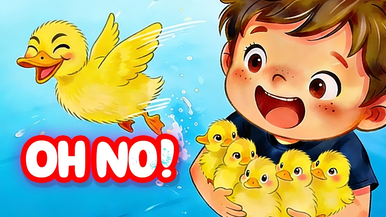 Five Little Ducks 🪿 | Toddler Learning Songs