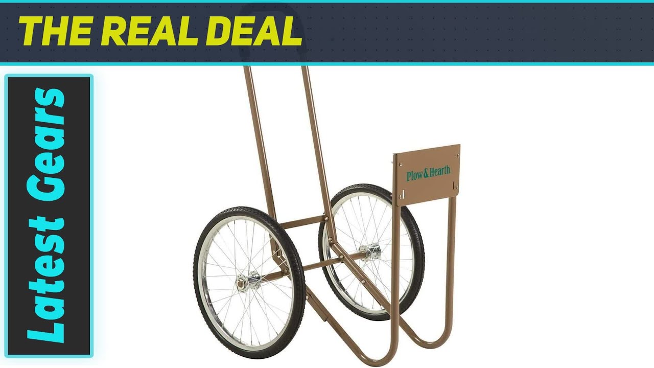 Plow & Hearth Rolling Wood Caddy: BEST Firewood Cart?