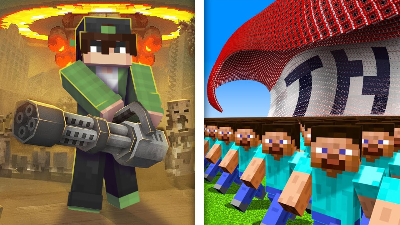 YOUTUBER vs 5 SVĚTOVÝCH VÁLEK v Minecraftu