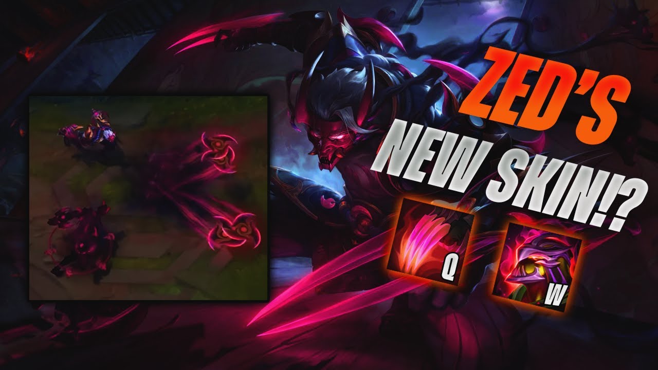 NEW INSANE BLOOD MOON ZED SKIN IS PAY 2 WIN? | Rank 1 Zed BZ