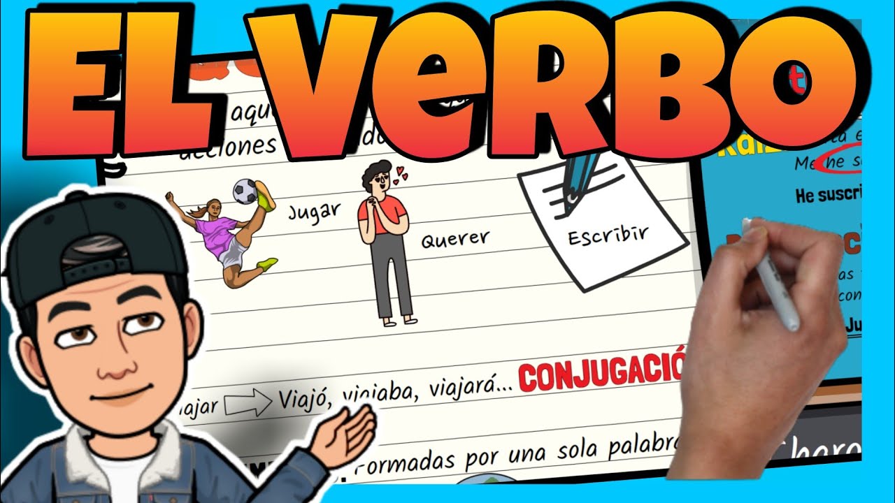 😊 El VERBO la RAÍZ y la DESINENCIA ► con EJERCICIOS ❗ para NIÑOS de PRIMARIA
