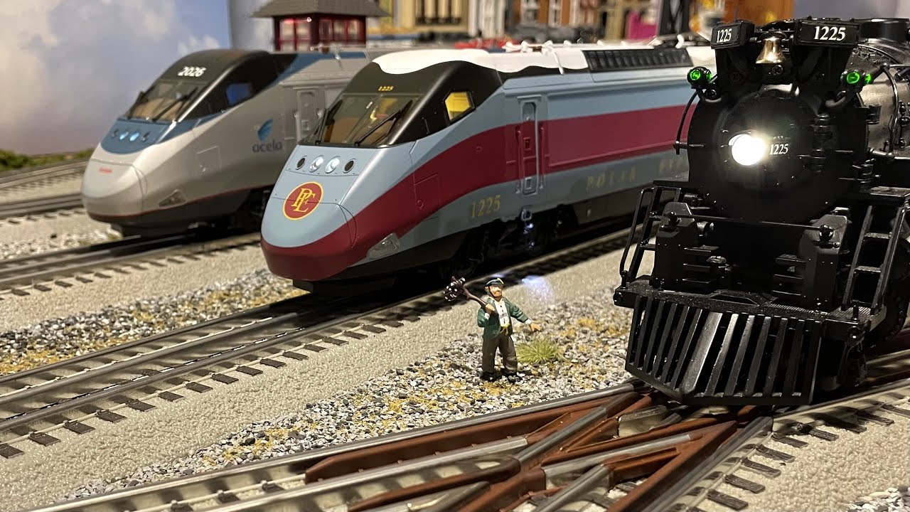 The Polar Express ACELA Train Set!!