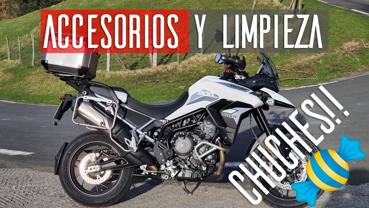 TIGER 900 🎁CHUCHES y 🚿LIMPIEZA | TRIUMPH TIGER 900 ACCESORIOS