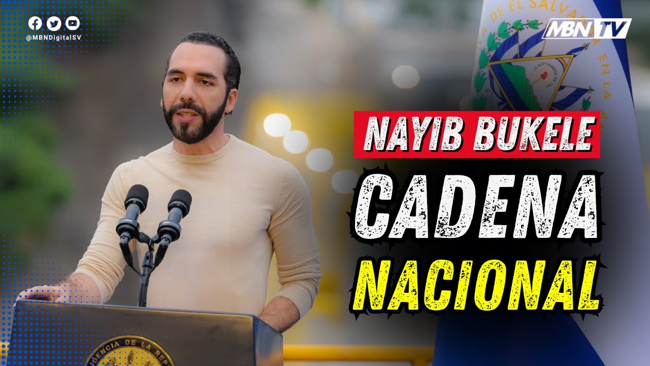 Cadena Nacional del Presidente Nayib Bukele Recorrido por Central Hidroeléctrica 3 de Febrero