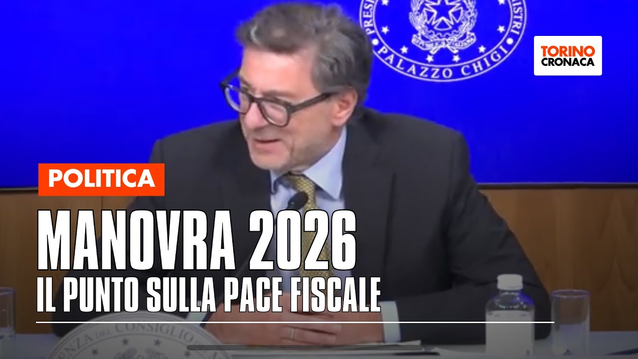 Manovra 2026: Giorgetti e la pace fiscale 