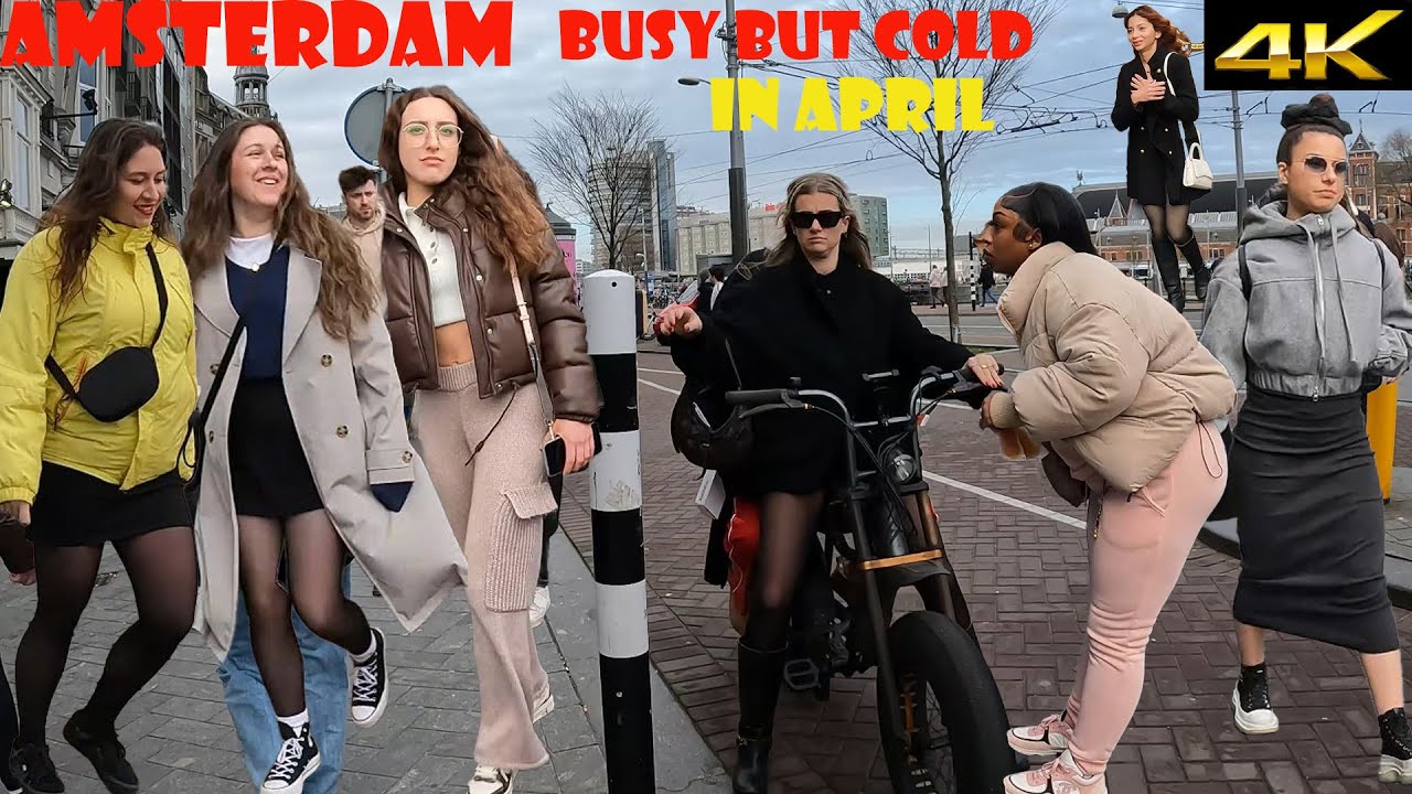 Amsterdam walking tour end of April. Very nice vibes Despite cold weather!
