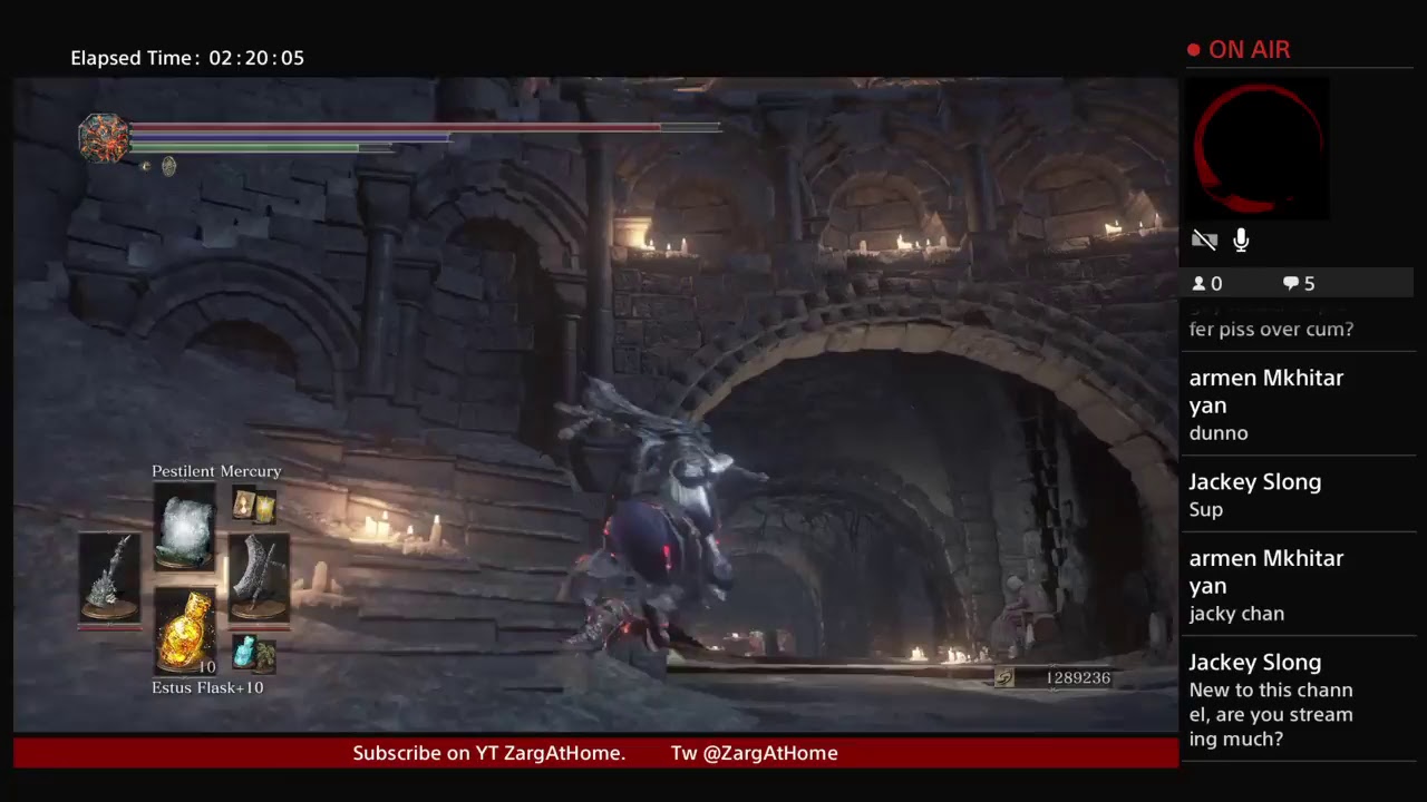 Zarg's Dark Souls 3 Superstream feat. Greg - NG+3 - Farron Keep to Anor Londo