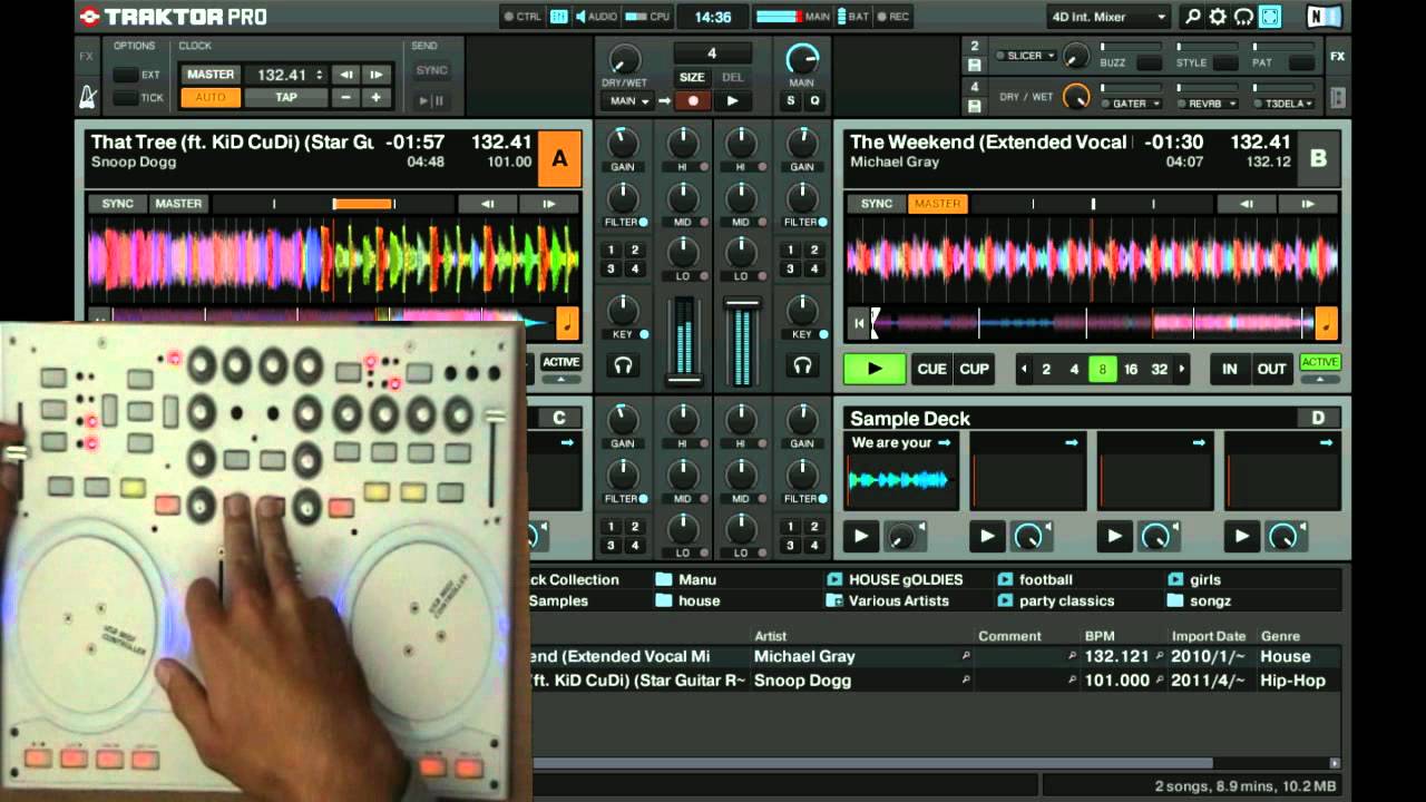 Traktor 2 Mapping for Vestax VCI-100 Tutorial Tempo Management (Part 2)
