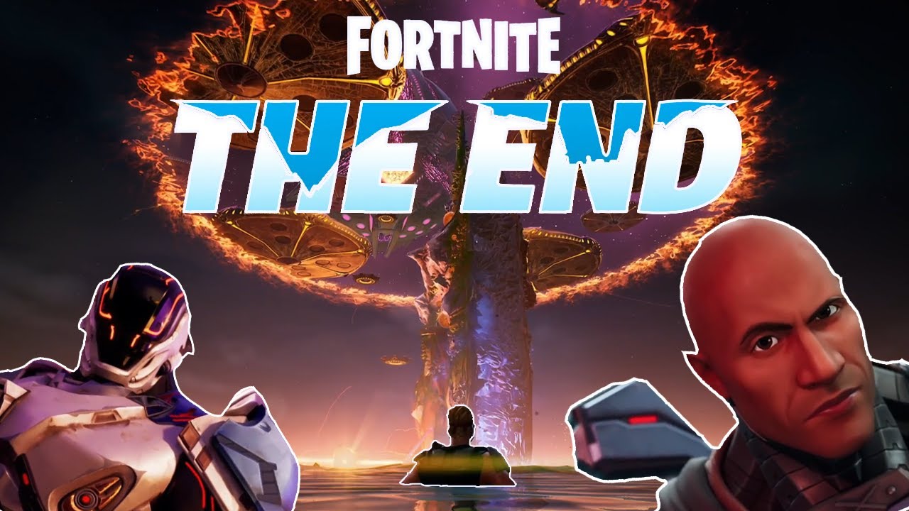 THE ROCK IN FORTNITE!?!? (Fortnite Chapter 2 End Event)