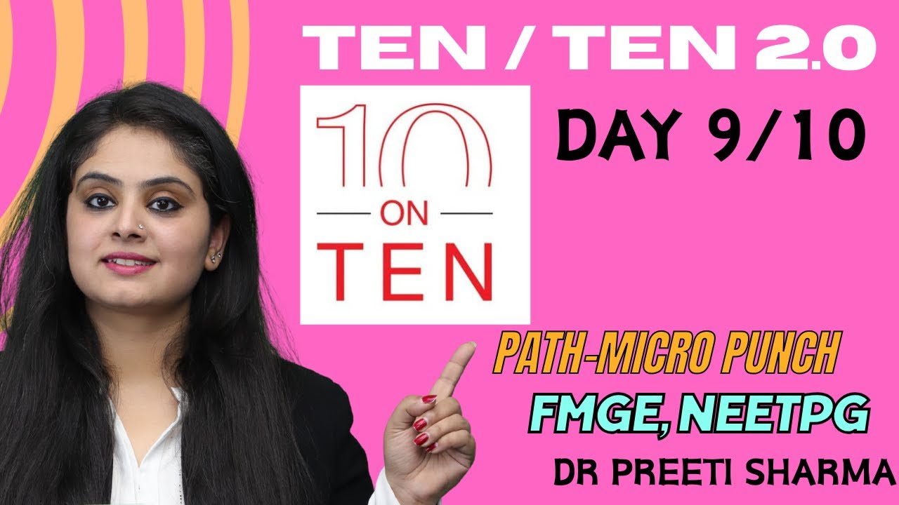TEN ON TEN 2.0! Day 9/10- PYQ challenge Pathology #neetpg #fmge