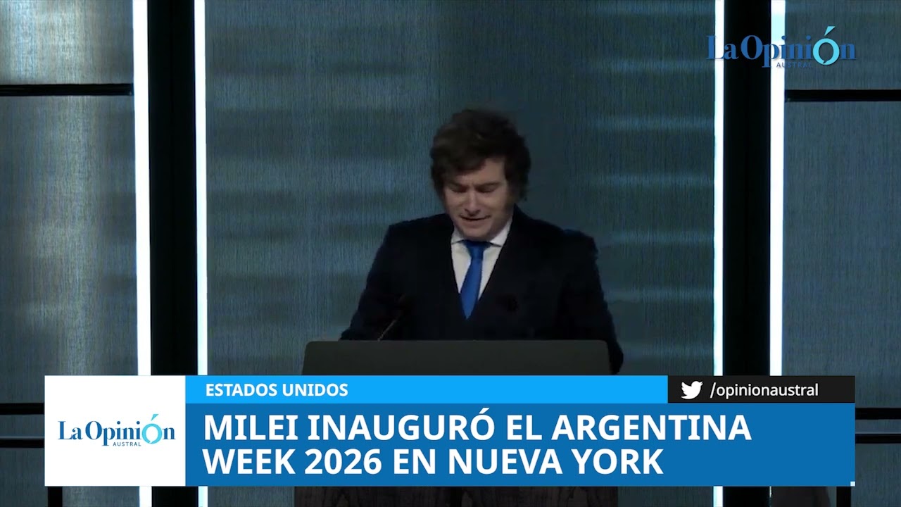 Javier Milei inauguró el Argentina Week 2026 y cruzó a empresarios en Nueva York