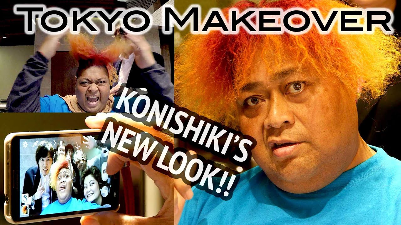 Konishiki's Fire Hair Makeover!! Afloat Japan