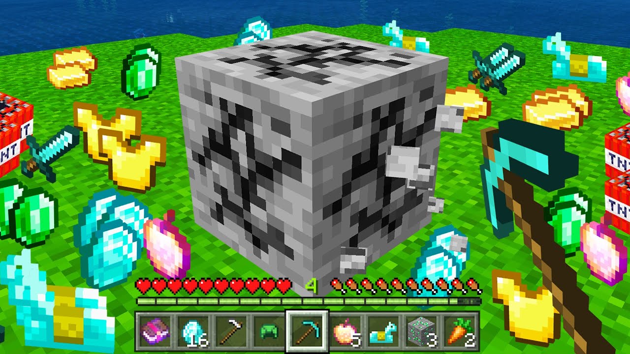 Minecraft BUT With RANDOM Ore Drops...