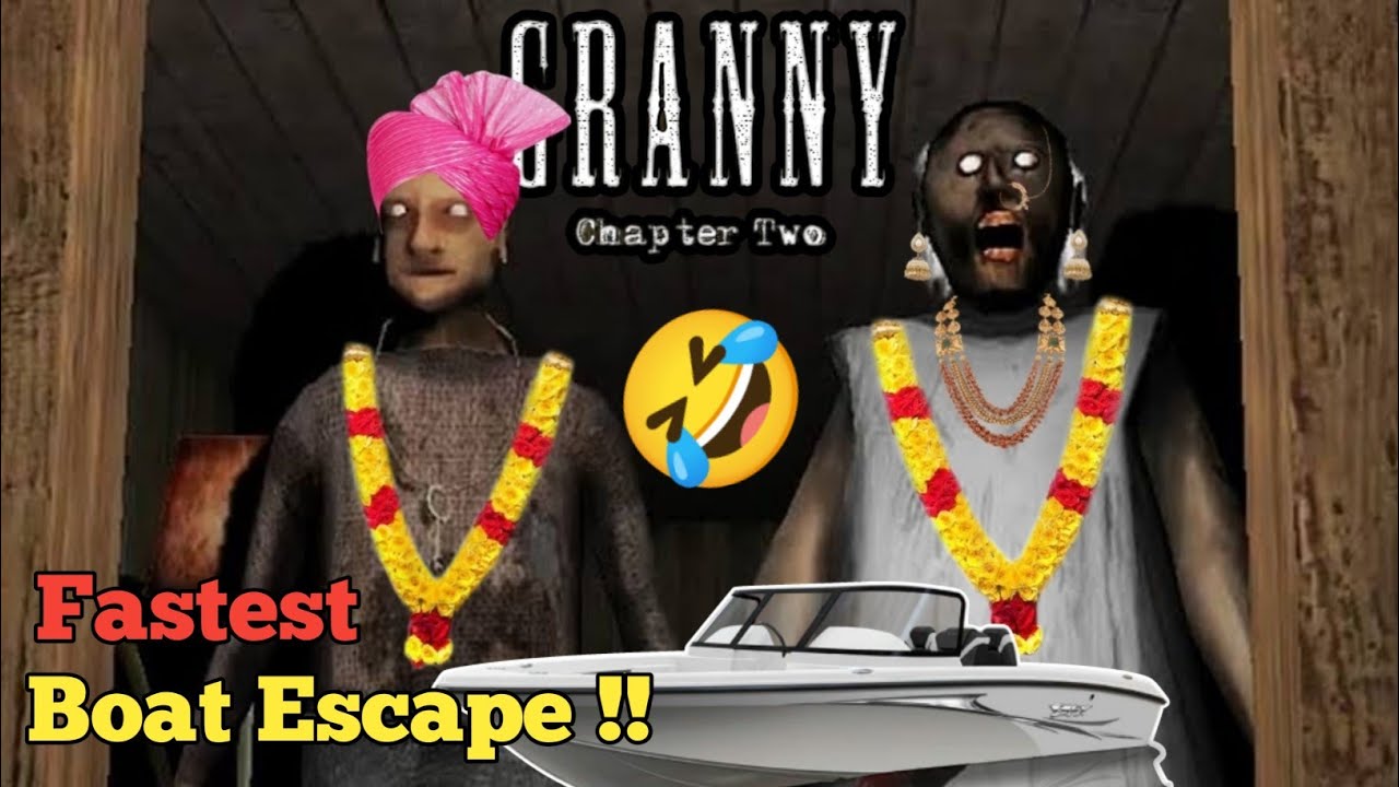 Dadi Ki Boat Chura Li | Fastest Boat Escape | Granny Chapter 2 | #granny2