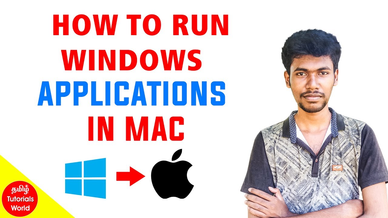 How to Run Windows Applications in Mac Tamil Tutorials World_HD