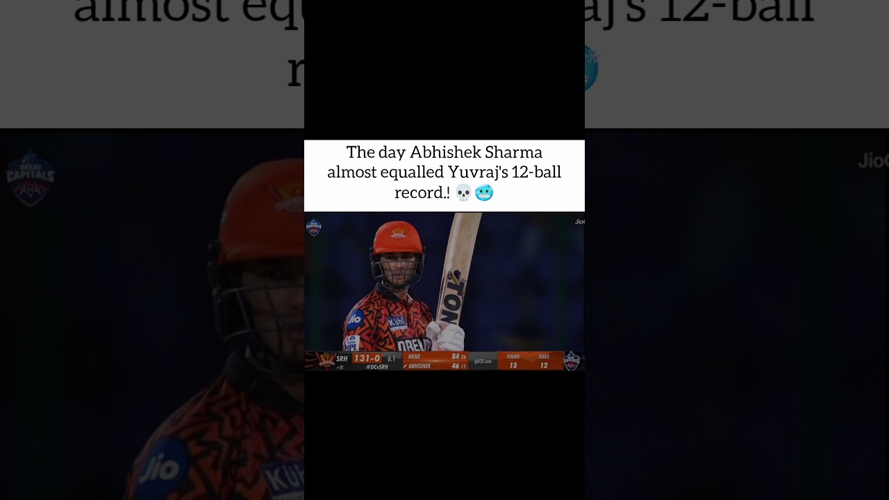 The Day Abhishek Sharma Nearly Matched Yuvraj Singh&rsquo;s Legendary 12-Ball Record 🔥