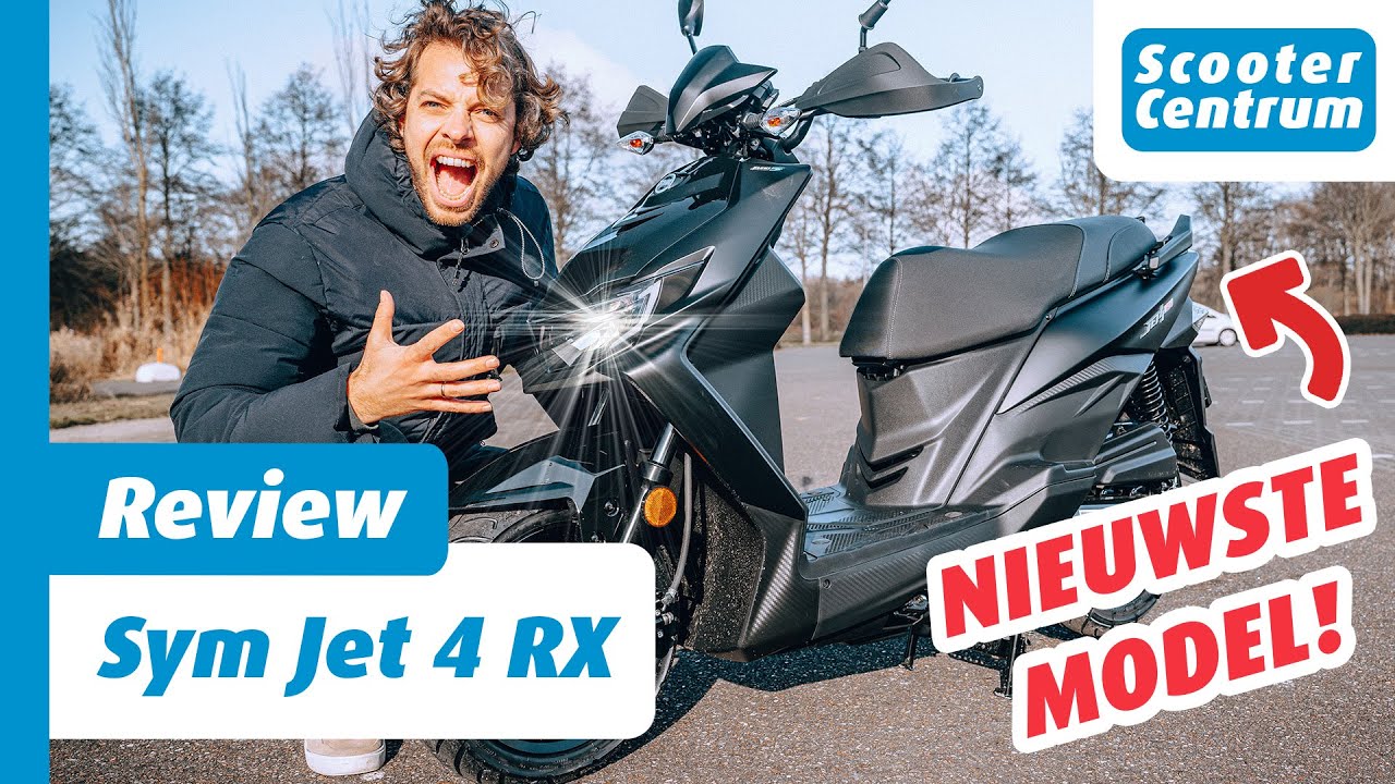 REVIEW - SYM JET 4 RX EURO5+ 45KM/U SCOOTER - DE NIEUWSTE SPORTIEVE SCOOTER 2025