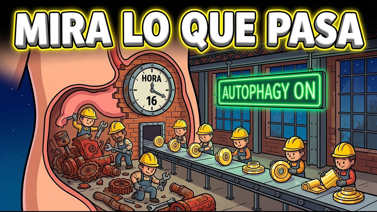 Tus Células Se COMEN a Sí Mismas Si Dejas de Comer 16 Horas (y no es malo)
