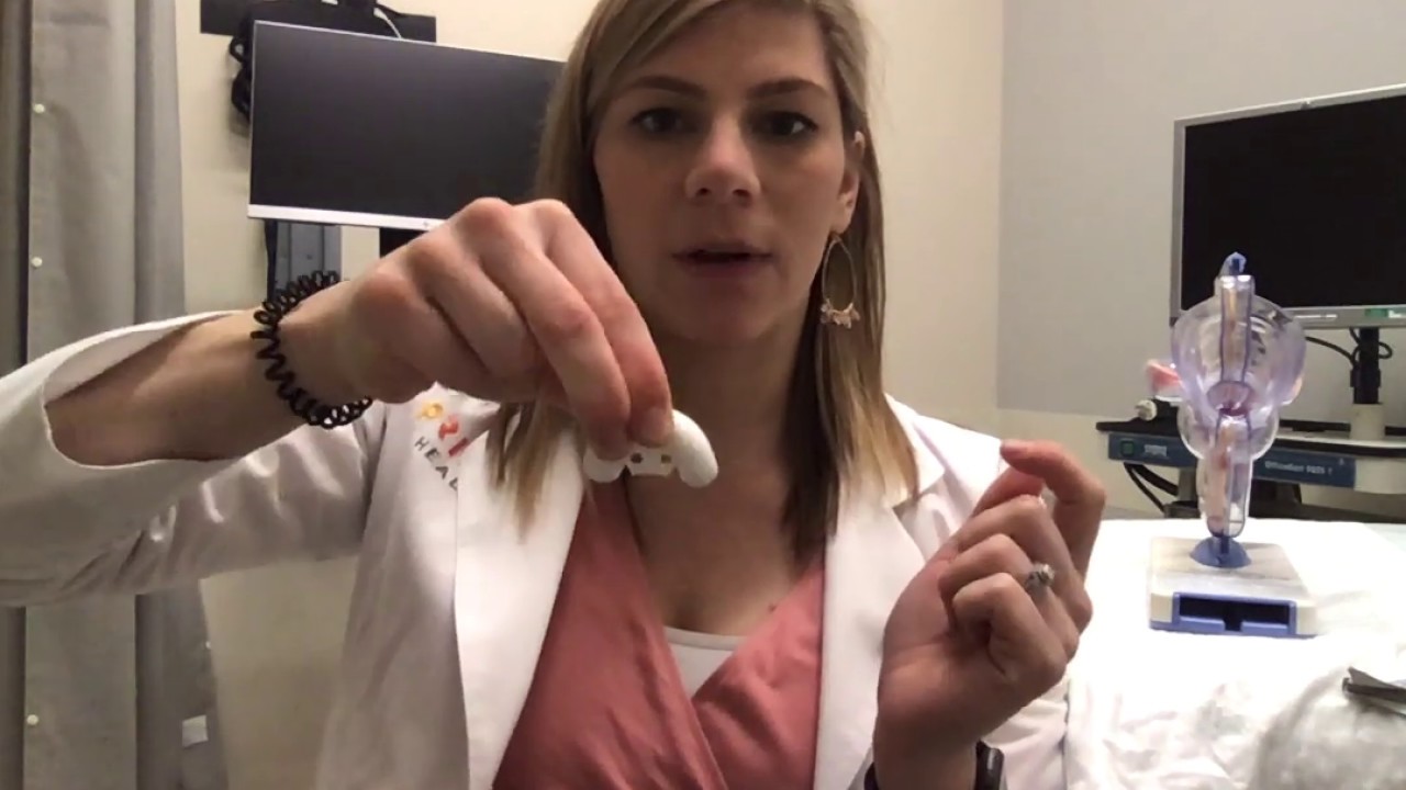 Oval pessary demonstration video