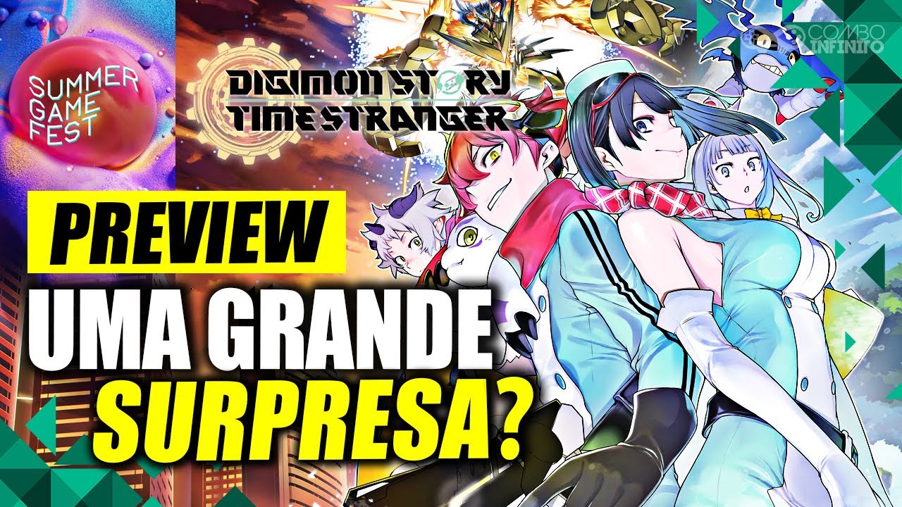 MELHOR QUE POKEMON? JOGAMOS DIGIMON STORY TIME STRANGER NO SUMMER GAME FEST!